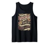 This Country is So Great Freedom Liberty Bell USA Flag Tank Top
