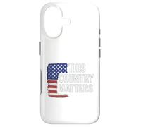 This Country Matters Patriotic American Flag Art Case for iPhone 17