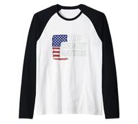 This Country Matters Patriotic American Flag Art Raglan Baseball Tee