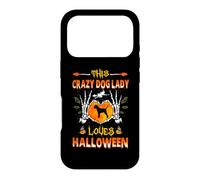 This Crazy Dog Lady Border Terrier Loves Halloween Costume Case for iPhone 17 Pro
