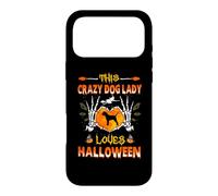 This Crazy Dog Lady Border Terrier Loves Halloween Costume Case for iPhone 17 Pro Max