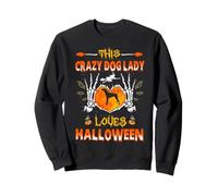This Crazy Dog Lady Plott Hound Loves Halloween Costume Sweatshirt