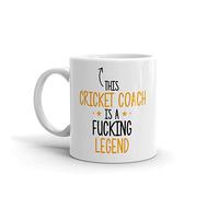 This Cricket Coach is a Fucking Legend Mug-Thank You Gift for Cricket Coach-Best Cricket Coach Ever Mug-Gift Ideas-for Cricket Coach