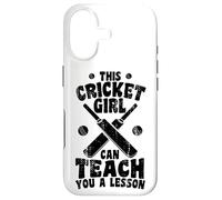 This Cricket Girl Can Teach You A Lesson Case for iPhone 17