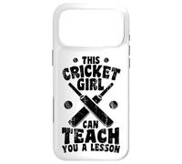 This Cricket Girl Can Teach You A Lesson Case for iPhone 17 Pro Max