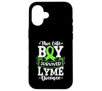 this cute boy survived lyme disease Design Case for iPhone 16