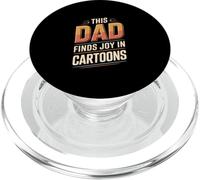 This Dad Finds Joy In Cartoons Anime PopSockets PopGrip for MagSafe