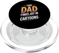 This Dad Finds Joy In Cartoons Anime PopSockets PopGrip for MagSafe