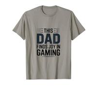 This Dad Finds Joy in Gaming Video Game Father T-Shirt
