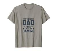This Dad Finds Joy in Gaming Video Game Father T-Shirt