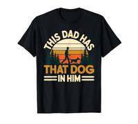 This Dad Has that Dog in Him Proud Father Jokes - Value Graphic T-Shirt, Men, Black, S