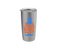This Dad Has The Best Daughter Ever Retro Funny Fathers Day Stainless Steel Insulated Tumbler