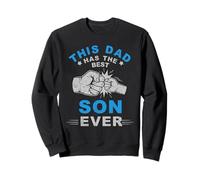 This Dad Has The Best Son Ever Funny Fathers Day Sweatshirt