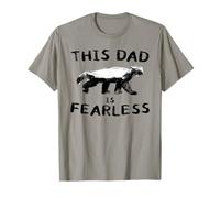 This Dad is Fearless - Funny Wild Animal Lover Father Saying T-Shirt