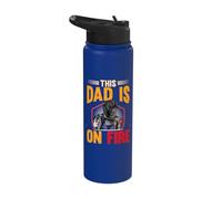 This Dad is On Fire Metal Crafter Welder Welding Stainless Steel Insulated Water Bottle