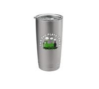 This Dad Plays Trains, Steam Train, Railway Father's Day Stainless Steel Insulated Tumbler