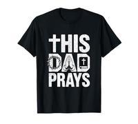 This Dad Pray Religious Vintage Father's Day Christian Daddy T-Shirt