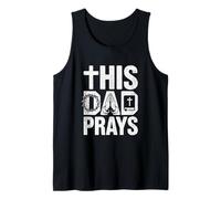 This Dad Pray Religious Vintage Father's Day Christian Daddy Tank Top