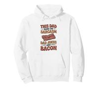 This Dad Runs On Sarcasm Dad Jokes And Bacon BBQ Pullover Hoodie