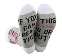 This Dancer is Off Duty Socks Dancewear Dance Team Gift Dance Competition Crew Socks for Dance Lover (UK, Alpha, S, M, Regular, Regular, Dancer)