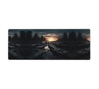 This Dark Skies Keyboard and Mouse pad, 12x31.5 inches in Size, is Designed for Computers, Consoles, Offices, and is Also Suitable for Games and Study.