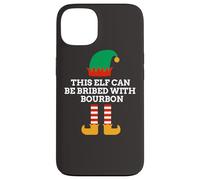 This Elf Can Be Bribed With Bourbon Christmas Santa Helper Case for iPhone 13