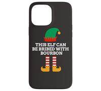 This Elf Can Be Bribed With Bourbon Christmas Santa Helper Case for iPhone 13 Pro Max