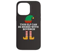 This Elf Can Be Bribed With Bourbon Christmas Santa Helper Case for iPhone 14 Pro Max