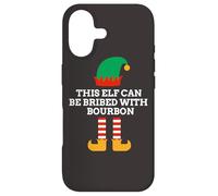 This Elf Can Be Bribed With Bourbon Christmas Santa Helper Case for iPhone 17