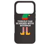 This Elf Can Be Bribed With Bourbon Christmas Santa Helper Case for iPhone 17 Pro