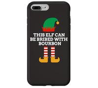 This Elf Can Be Bribed With Bourbon Christmas Santa Helper Case for iPhone 7 Plus/8 Plus