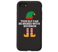 This Elf Can Be Bribed With Bourbon Christmas Santa Helper Case for iPhone SE (2020) / 7/8