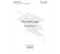 This endris night: SATB vocal score