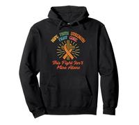 This Fight Isn't Mine Alone Leukemia Awareness Christian Pullover Hoodie
