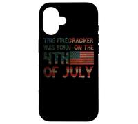 This Firecracker Was Born On The 4th Of July - American Case for iPhone 16