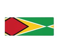 This Flag of Guyana Keyboard and Mouse pad, 12x31.5 inches in Size, is Designed for Computers, Consoles, Offices, and is Also Suitable for Games and Study.
