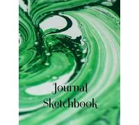 This Fun Colorful Green themed Journal, Sketchbook, Notebook is for everyone! Composition size of 7.5" x 9.25" with 120 pages-the perfect size! ... lined pages for Journaling. Two books in one!