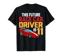 This Future Race Car Driver Is 11 Years Old - 11th Birthday T-Shirt