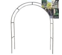 This Garden Arch Stainless Steel 240cm High X 4m Wide Arbor for Climbing Plants and Wedding Ceremony