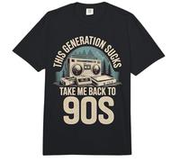 This Generation Sucks Take Me Back to 90s Retro - Comfort Colors Adult Heavyweight T-Shirt