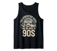 This Generation Sucks Take Me Back to 90s Retro - Tank Top