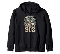 This Generation Sucks Take Me Back To 90s Retro - Zip Hoodie