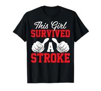This Girl Beat A Stroke - Women Stroke Survivor Awareness T-Shirt