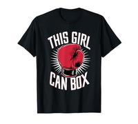 This Girl Can Box Boxing Boxer Fighter T-Shirt