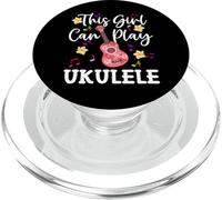 This Girl Can Play Ukulele Music Funny Ukulele Kids PopSockets PopGrip for MagSafe