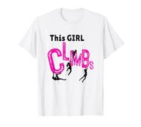 This Girl Climbs Rock Bouldering Rock Climbing Climber Climb T-Shirt