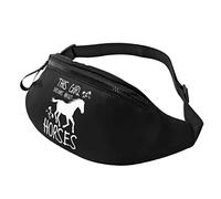 This Girl Dreams About Horses Waist Bag Men's and Women's Adjustable Travel Chest Pack Outdoor Running Waist Bag