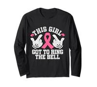 This Girl Got To Ring The Bell Breast Cancer Awareness Long Sleeve T-Shirt