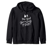 This Girl Got to Ring the Bell Chemo Grad Breast Cancer Gift Zip Hoodie