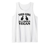 This Girl Is A Proud Vegan Animal Rights Activist Tank Top